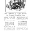 Essex Coach Ad (November, 1922): Illustrated by Roy Frederic Heinrich - This Challenge to Useless Expence the Greatest Closed Car Issue