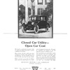 Hudson Super-Six Coach Ad (October, 1922) – Closed Car Utility–Open Car Cost – Illustrated by Roy Frederic Heinrich