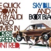 Audi Fox Ad (1973/74): The Quick Brown Fox by Audi also Comes in Forest Green, Hunt Red, Sky Blue and Boot Black. 