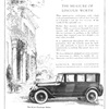 Lincoln Seven Passenger Sedan Ad (October, 1923) - The Measure of Lincoln Worth