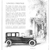 Lincoln Town Car Ad (November, 1923) - Lincoln Prestige