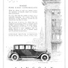 Lincoln Four Passenger Sedan Ad (November-December, 1923) - Where Fine Cars Congregate