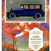 Cole Royal Sedan Ad (October, 1923) - Another of the Master Models