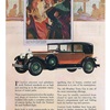 Packard All-Weather Town Car Ad (October, 1927) – The ancient craft of fine leather-working found expression in the seventeenth century in the cavalier's equipment