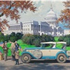 1928 Falcon-Knight Gray Ghost Roadster: Washington, D.C. - Illustrated by Harry Anderson