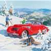 1937 Cord '812' Convertible Coupe: For pioneer American skiers - Illustrated by Harry Anderson