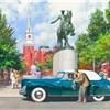 1941 Lincoln Continental: Paul Revere in bronze - Illustrated by Harry Anderson