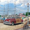 1947 Chrysler Town and Country Convertible: Mystic Seaport - Illustrated by Harry Anderson