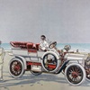 1907 Welch 4 cyl., 50 H.P. Touring Car  - Illustrated by Leslie Saalburg