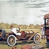1911 Mercer 4 cyl., 30 H.P. Raceabout - Illustrated by Leslie Saalburg