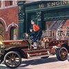 1911 Seagrave 6 cyl., Chemical-Hose Truck - Illustrated by Leslie Saalburg
