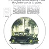 Dodge Brothers Victory Six DeLuxe 4-Passenger Coupe Ad (June, 1928): A flashing flexible beauty — and the fastest car in its class