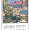 Cadillac Series 341 Touring Car for Seven Passengers Ad (June, 1928): Illustrated by Thomas M. Cleland