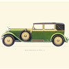 1929 Isotta Fraschini Type 8-A - Illustrated by Hans A. Muth