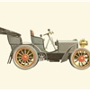 1901 Mercedes 35 HP - Illustrated by Pierre Dumont