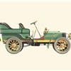 1902 De Dietrich 16 HP - Illustrated by Pierre Dumont