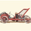 1906 Renault GP 90 HP - Illustrated by Pierre Dumont