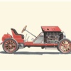 1907 Fiat GP 130 HP - Illustrated by Pierre Dumont