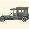1908 Mercedes 70 HP - Illustrated by Pierre Dumont