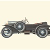 1913 Bugatti 'Black Bess' - Illustrated by Pierre Dumont