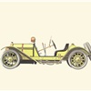 1913 Mercer Raceabout - Illustrated by Pierre Dumont