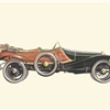 1914 Panhard-Levassor Sport Labourdette 'Skiff' Body - Illustrated by Pierre Dumont