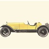 1915–1922 Mercer Raceabout 22/70 HP - Illustrated by Pierre Dumont
