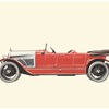 1921 Darracq V-8 - Illustrated by Pierre Dumont