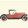 1921 Stutz Bearcat - Illustrated by Pierre Dumont