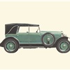 1923–1924 Peugeot 18 CV - Illustrated by Pierre Dumont