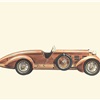 1924 Hispano-Suiza 45 HP Boulogne - Illustrated by Pierre Dumont