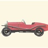 1925 Amilcar CGS - Illustrated by Pierre Dumont