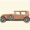 1926 Renault Saloon - Illustrated by Pierre Dumont