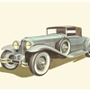 1930 Cord L29 - Illustrated by Pierre Dumont