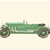 1930 MG Mark III Tigress - Illustrated by Pierre Dumont