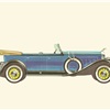 1930 Pierce-Arrow Model B - Illustrated by Pierre Dumont