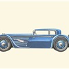 1931 Bucciali V-16 - Illustrated by Pierre Dumont