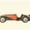 1932 Bugatti Type 55 Grand Sport 2.3 Litres Supercharged - Illustrated by Pierre Dumont