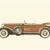 1932 Chrysler Imperial Le Baron Phaeton - Illustrated by Pierre Dumont