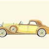 1938 Rolls-Royce Phantom III Franay Sedanca de Ville - Illustrated by Pierre Dumont