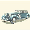 1936 Maybach Zeppelin 60/200 - Illustrated by Pierre Dumont