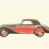 1937 BMW Type 327 - Illustrated by Pierre Dumont