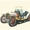 1912 Lozier 'Light Six' Runabout - Illustrated by Klaus Bürgle