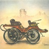 1895 Lanchester Phaeton: Illustrated by Piet Olyslager