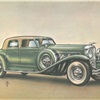 1933 Duesenberg SJ Arlington Torpedo Sedan "Twenty Grand" Rollston Body: Illustrated by Piet Olyslager