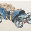 1904 Franklin 5-Passenger Touring: Illustrated by Jerome D. Biederman