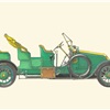 1908 Renault 50PS Landaulet: Illustrated by Horst Schleef