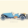 1926 Bugatti Type 30 Four-Seat Sports-Touring body: Drawn by George Oliver
