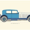 1928 Hispano-Suiza 45 Sports Saloon by J. Gurney Nutting & Company Limited, London, England: Drawn by George Oliver