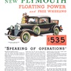 Plymouth Coupe with Rumble Seat Ad (September, 1931) – "Speaking of operations"